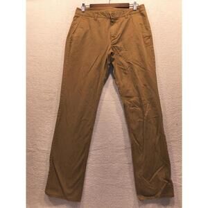 BONOBOS Straight Leg Chinos Pants Navy Blue Mens Size 31x32 Cotton